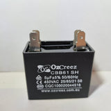 CBB61 4 Pin Fan Starting Capacitor 1uF,1.2uF, 1.5uF, 1.8uF, 2uF, 2.5uF, 3uF, 3.5uF, 4uF, 4.5uF, 5uF Capacitor Appliances Ceiling Fan Starting Capacitor
