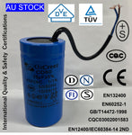 75uF 250VAC / 450VAC CD60 AC Motor Capacitor Starting Run Capacitor - AU Stock