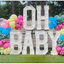 Large Metal LED Letters – “OH BABY” – Local Pickup Only