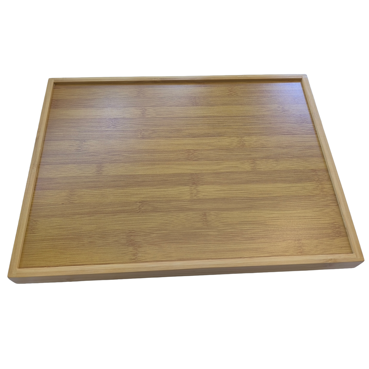 100% Bamboo Lap Tray with Cushion: Dinner / Breakfast Tray, Stable Table, Serving Tray Laptray, Gift, Design # Citrus Blossom
