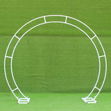 Double rod Round Arch Shape Backdrop stand