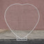 Heart Shape Backdrop stand With Mesh