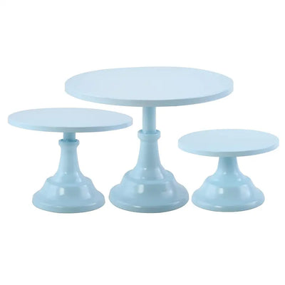 3 Pcs Cake Stand- Light Blue