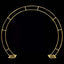 Double rod Round Arch Shape Backdrop stand
