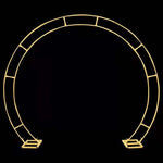 Double rod Round Arch Shape Backdrop stand