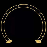 Double rod Round Arch Shape Backdrop stand
