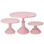 3 Pcs Cake Stands- Light Pink