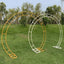 Double rod Round Arch Shape Backdrop stand