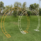 Double rod Round Arch Shape Backdrop stand