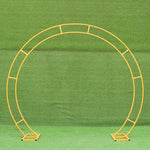 Double rod Round Arch Shape Backdrop stand