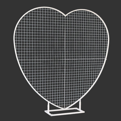 Heart Shape Backdrop stand With Mesh