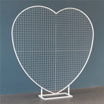 Heart Shape Backdrop stand With Mesh