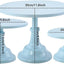 3 Pcs Cake Stand- Light Blue