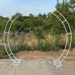 Double rod Round Arch Shape Backdrop stand