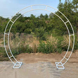 Double rod Round Arch Shape Backdrop stand