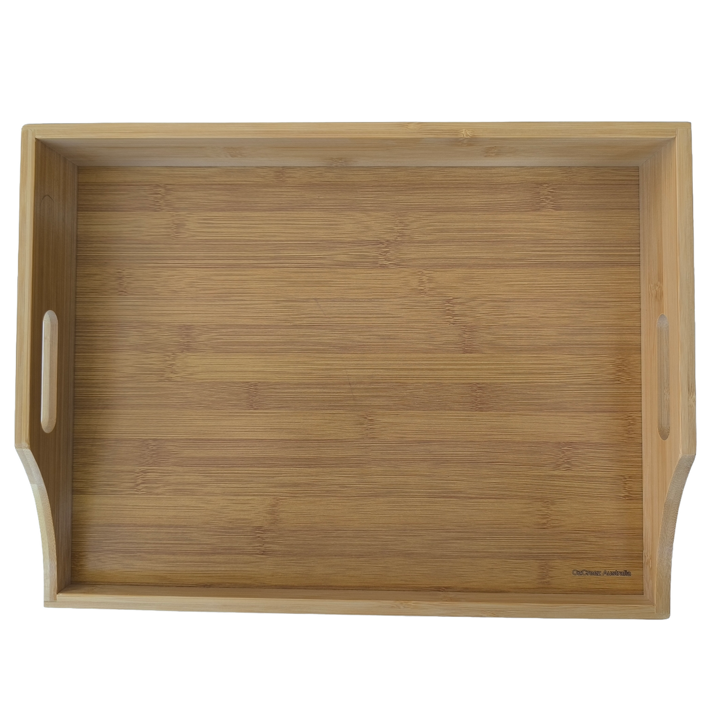 100% Bamboo Lap Tray with Cushion: Dinner / Breakfast Tray, Stable Table, Serving Tray Laptray, Gift, Design # Natural Bamboo