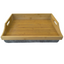 100% Bamboo Lap Tray with Cushion: Dinner / Breakfast Tray, Stable Table, Serving Tray Laptray, Gift, Design # Natural Bamboo