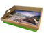100% Bamboo Lap Tray with Cushion: Dinner / Breakfast Tray, Stable Table, Serving Tray Laptray, Gift, Design # Nature Nourishment