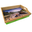 100% Bamboo Lap Tray with Cushion: Dinner / Breakfast Tray, Stable Table, Serving Tray Laptray, Gift, Design # Nature Nourishment