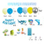 Balloon Garland Kit- sea animal theme balloons