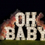 Large Metal LED Letters – “OH BABY” – Local Pickup Only