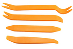 4pcs Car Door Clip Car Disassembly Tools Set DVD Stereo Refit Kits Interior Plastic Trim Panel Dashboard Removal Tool