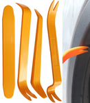 4pcs Car Door Clip Car Disassembly Tools Set DVD Stereo Refit Kits Interior Plastic Trim Panel Dashboard Removal Tool
