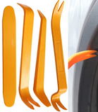 4pcs Car Door Clip Car Disassembly Tools Set DVD Stereo Refit Kits Interior Plastic Trim Panel Dashboard Removal Tool