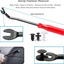 12pcs car panel and window removal tool kit  durable, portable, and scratch-free (Red)