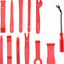 12pcs car panel and window removal tool kit  durable, portable, and scratch-free (Red)