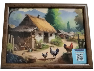 Bean Bag Lap Tray Table TV Dinner Stable Table Breakfast Serving Tray Laptray Design, Ideal Gift, Design #Charm & Cluck