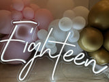Neon Sign - Eighteen
