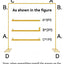 Adjustable (1.5m to 3m)Square backdrop stand