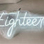 Neon Sign - Eighteen