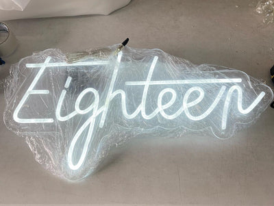 Neon Sign - Eighteen