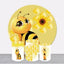 Backdrop and Plinths Cover- Honey Bee