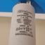 CBB60 1uF 450V 50/60Hz 4 Pin With Thread Motor Start Run Capacitor HVAC Washer Dryer Pump Compressor