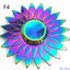 Gyro Hand Fidget Spinner Rainbow Colorful Anti-Anxiety Toy Zinc Alloy Hot Wheels