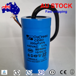 Original High Quality Motor Start Run Capacitor CD60 200uF 250V / 450V 50/60Hz Capacitor - AU