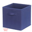 Foldable Storage Cubes - Plain Navy Blue (23x23x23cm)