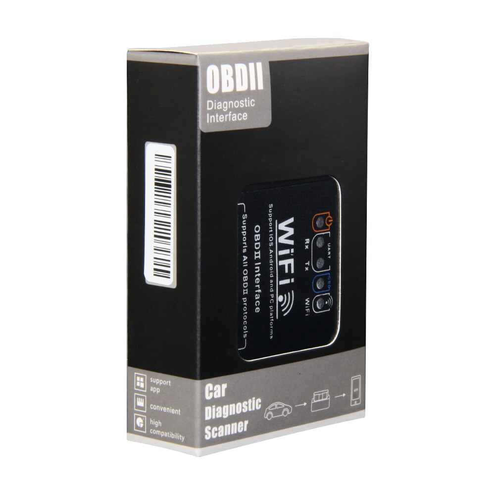 WiFi ELM327 OBD2 Car Scanner for iPhone Android PC Vehicle OBDII