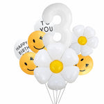 Daisy Balloon Garland Kit Lemon Yellow Latex Balloon
