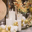 Round Cylinder Metal Plinths Gold