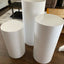 Round Cylinder Metal Plinths Gold