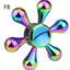 Gyro Hand Fidget Spinner Rainbow Colorful Anti-Anxiety Toy Zinc Alloy Hot Wheels