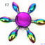Gyro Hand Fidget Spinner Rainbow Colorful Anti-Anxiety Toy Zinc Alloy Hot Wheels