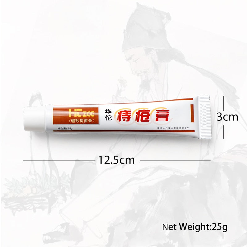 Original Hemorrhoids Pile Treatment Cream Mixed External & Internal Anal Fissure Pain Relief Chinese Cream