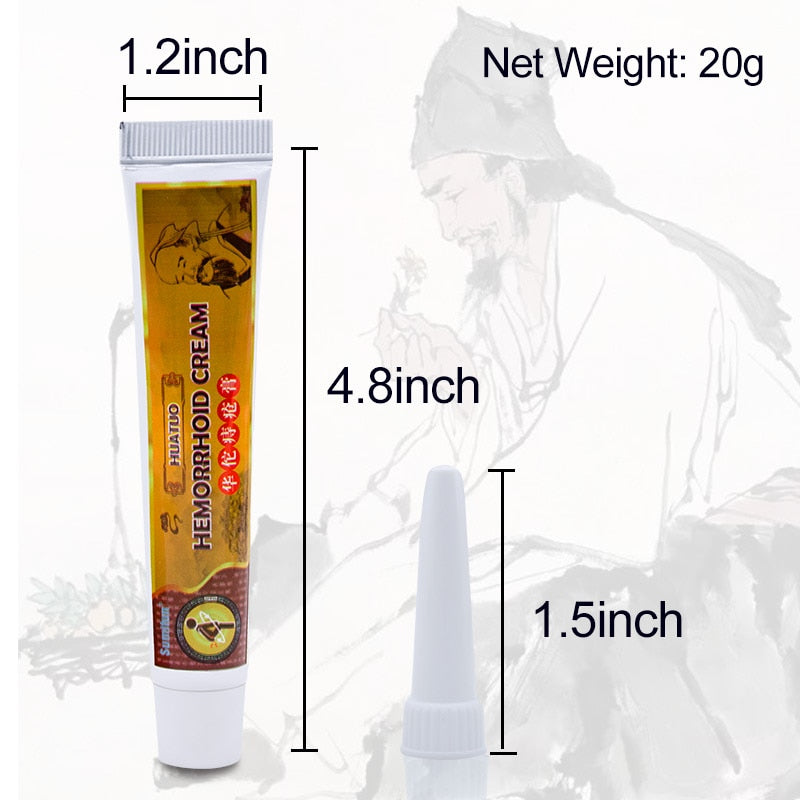 100% Original Hemorrhoids Ointment Anal Fissure Painkiller Pain Relief External Chinese Pile Cream