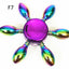Gyro Hand Fidget Spinner Rainbow Colorful Anti-Anxiety Toy Zinc Alloy Hot Wheels (F7)