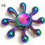 Gyro Hand Fidget Spinner Rainbow Colorful Anti-Anxiety Toy Zinc Alloy Hot Wheels